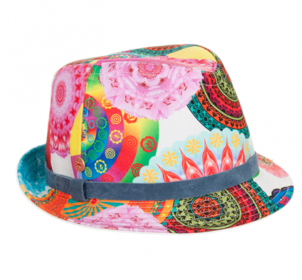 Topi Trilby Warna-warni